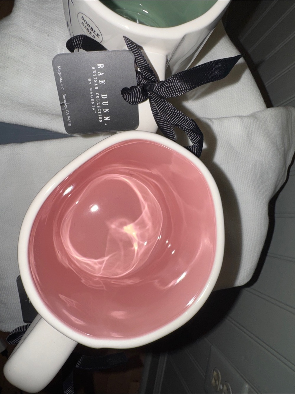 Rae Dunn Glinda good Witch & Wicked witch Mug Set w/ Matching Towels - Picture 6 of 8